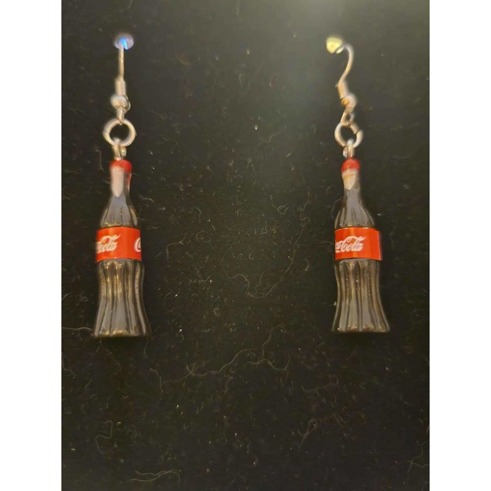 Mini coke bottle earrings